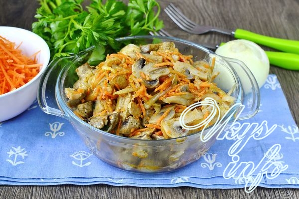 Грибы по-корейски