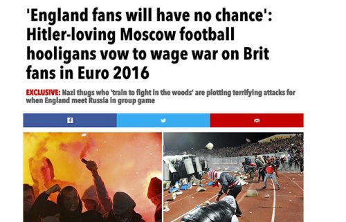 «Вам, русским, — конец!» Как британская пресса разжигала ненависть к России перед ЧМ-16 по футболу