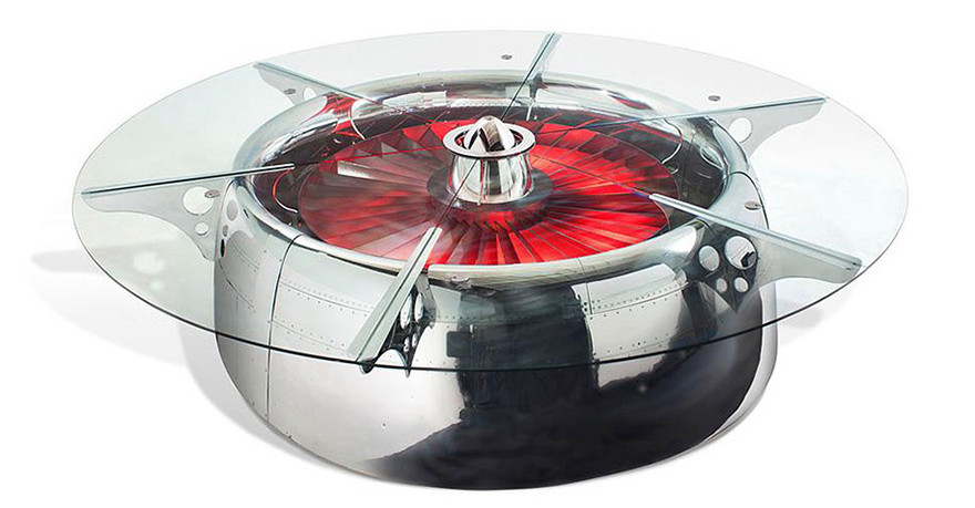 9. Стол Recycled Jet Engine 9. Стол Recycled Jet Engine дизайн, креатив, стол
