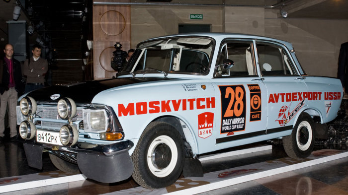 Москвич-412 на ралли Лондон-Мехико 1970 года. Москвич-412 на ралли Лондон-Мехико 1970 года.