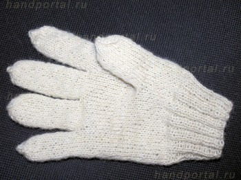 мужские перчатки спицами
