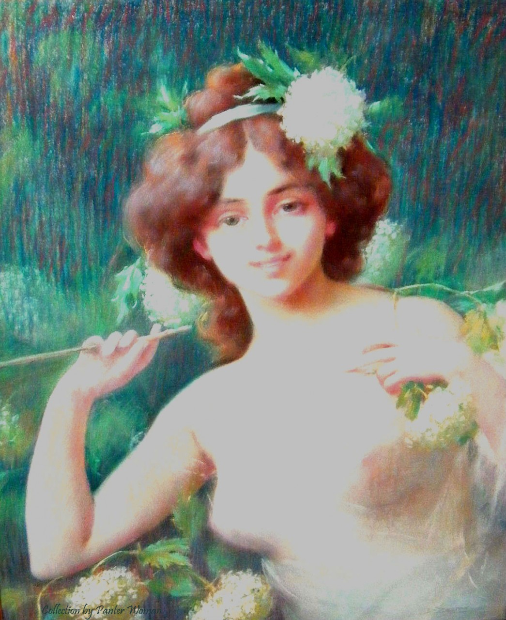 Французский живописец  Дельфин Энджолас в большой картинной галереи его работ  (1857-1945)