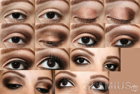 Несколько советов макияжа для карих глаз