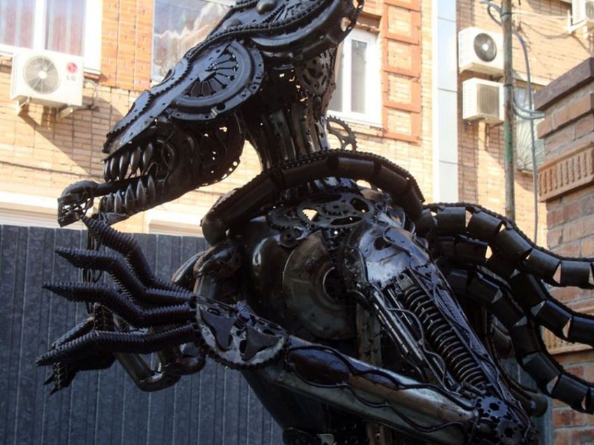 скульптуры, чужой, хищник, Россия