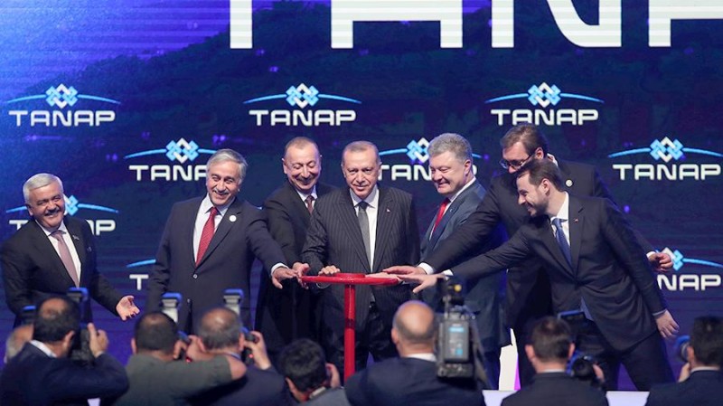 Алиев и Эрдоган запустили газопровод TANAP Алиев и Эрдоган запустили газопровод TANAP