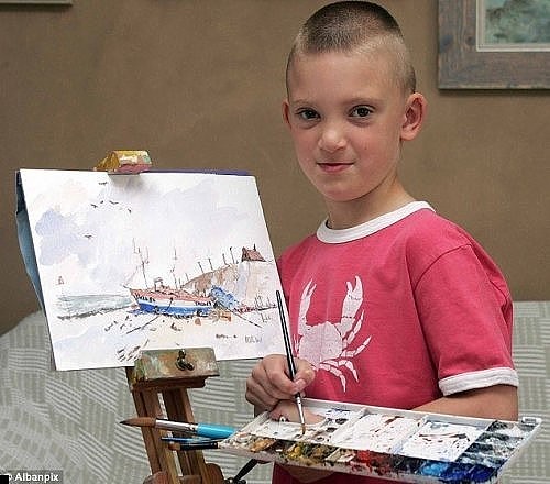 Рисунки акварелью шестилетнего мальчика поражают и восхищают!