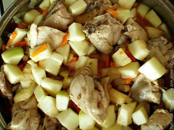 Кобблер с курицей