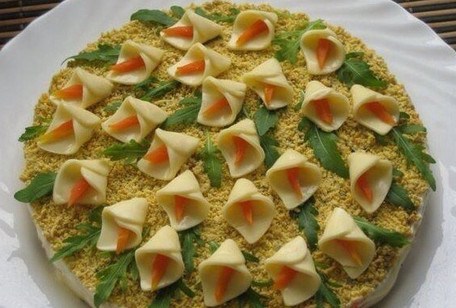 Вкусная подборка! Салаты-цветы к Новому году! Вкусная подборка! Салаты-цветы к Новому году!