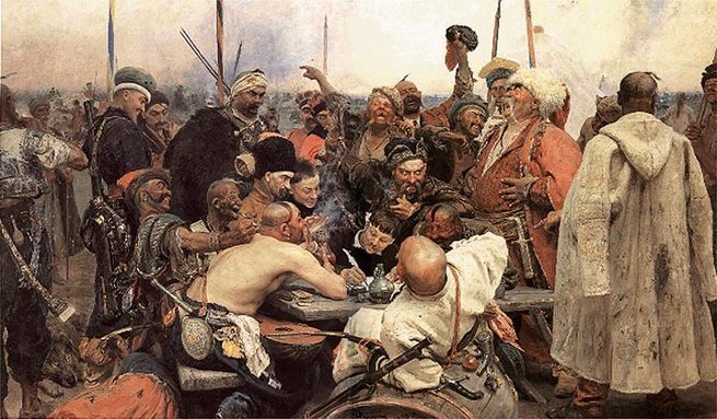 Запорожские казаки и Сечи. Муляжи украинской истории
