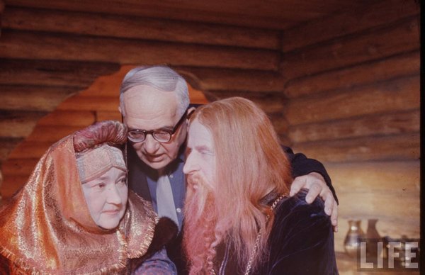 На съемках фильма "Сказка о царе Салтане". 1967 год. На съемках фильма "Сказка о царе Салтане". 1967 год.
