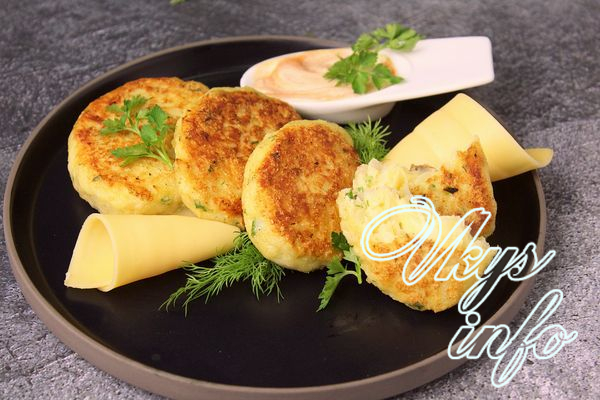 рецепт Оладьи из вареного картофеля