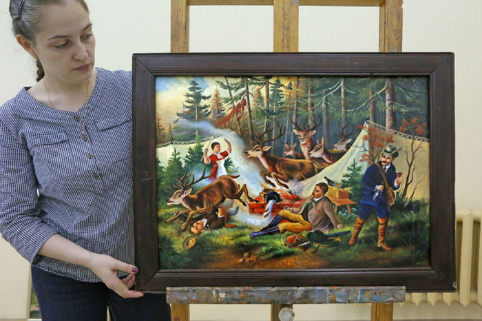 Картина Евсея Якимова. Картина Евсея Якимова.