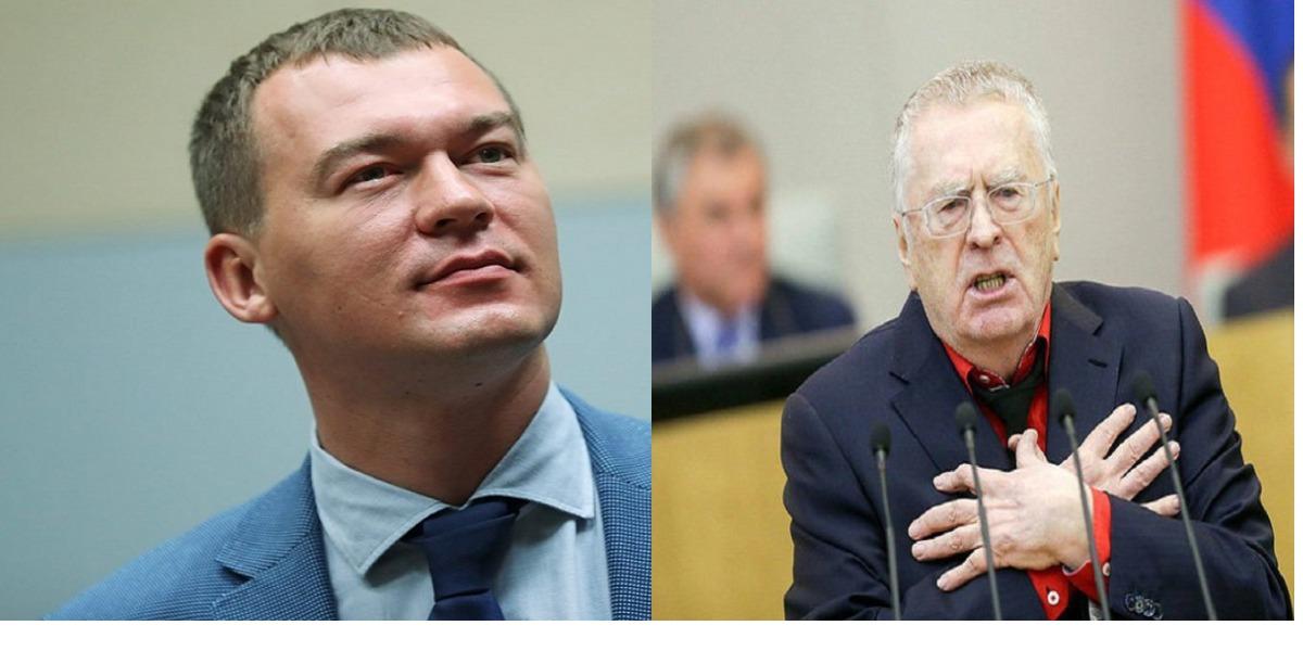 Коллаж Жириновский и Дегтярев ДЕГТЯРЕВ ПРОВОЗГЛАСИЛ ЖИРИНОВСКОГО ПРОРОКОМ