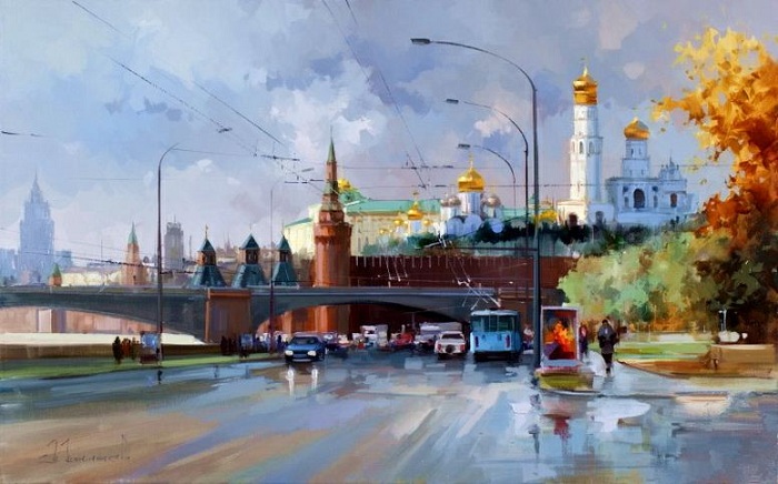 «Кремлевская набережная». Автор: Шалаев Алексей.