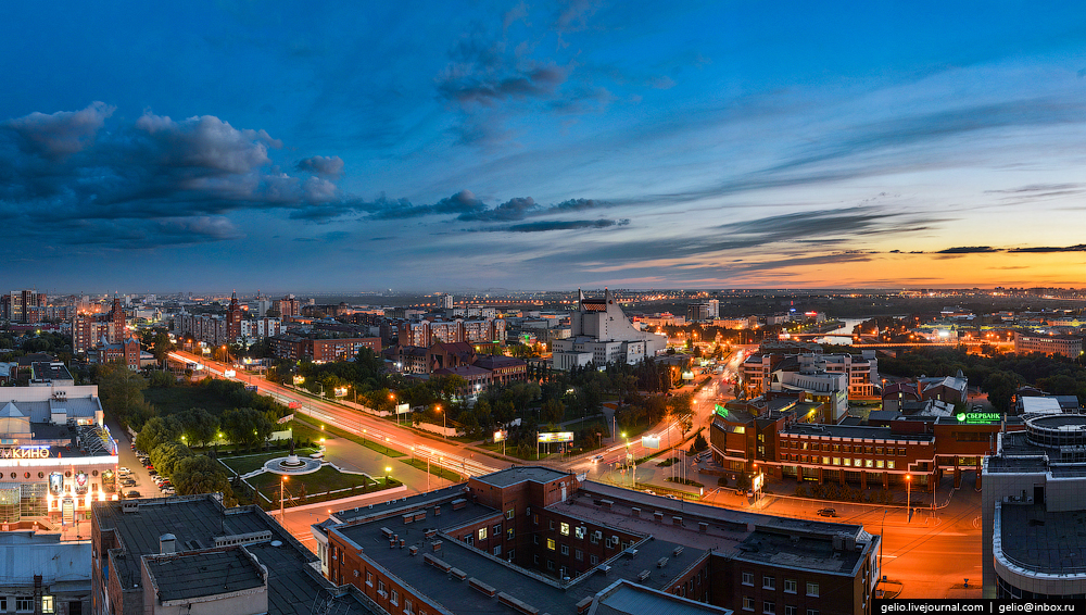 Омску 300 лет. Виды города с высоты