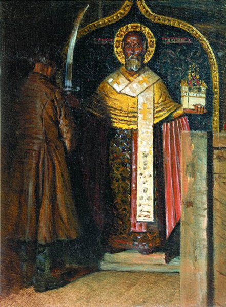 Икона Николы с реки Выя. В. В. Верещагин
