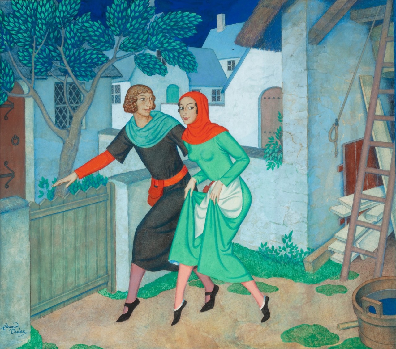 1942________________ ________, _5 (The Millers' Tale, No. 5 Canterbury Tales)_30.5 _ 35.6_______, _________ _______________ ________.jpg 1942________________ ________, _5 (The Millers' Tale, No. 5 Canterbury Tales)_30.5 _ 35.6_______, _________ _______________ ________.jpg