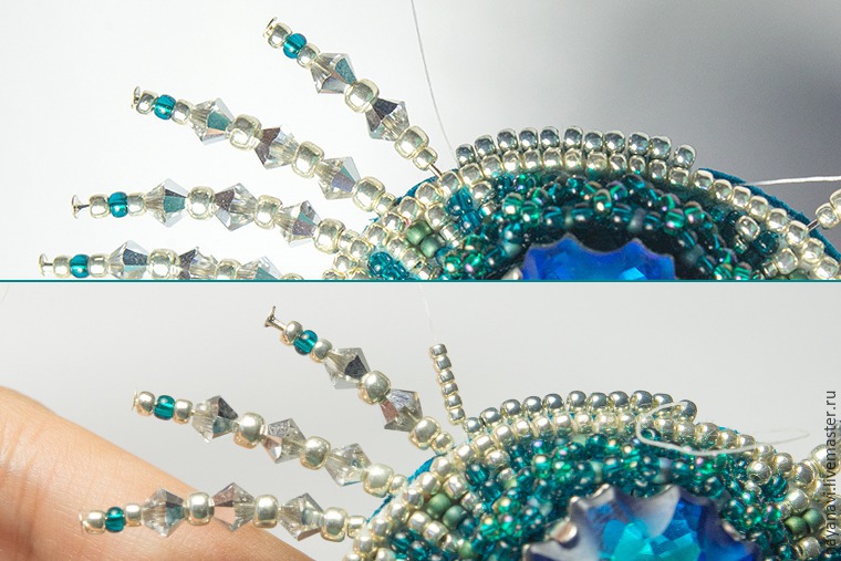 Создаем краба из бисера и кристаллов Swarovski Создаем краба из бисера и кристаллов Swarovski