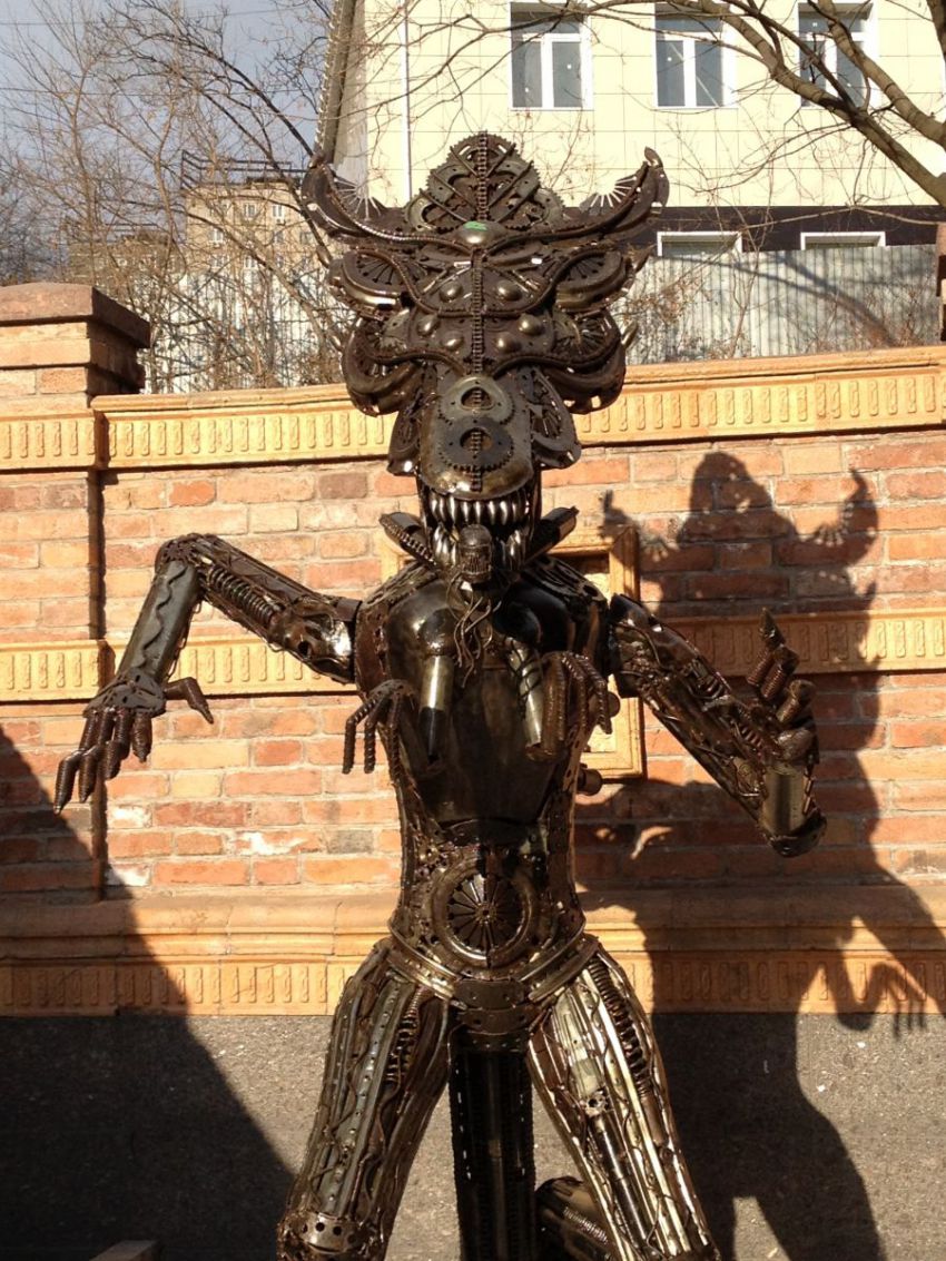 скульптуры, чужой, хищник, Россия