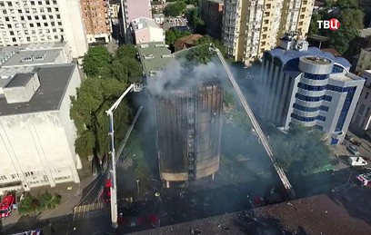Пожар в гостинице Ростова-на-Дону потушен