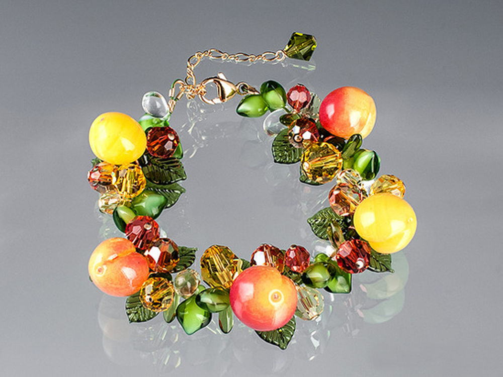 Солнечные украшения в стиле lampwork от Elizabeth Johnson Солнечные украшения в стиле lampwork от Elizabeth Johnson