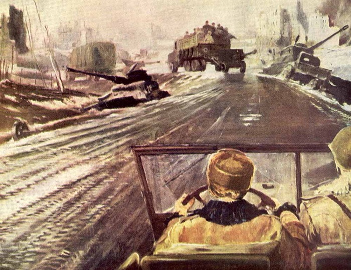 «Фронтовая дорога». Автор: Юрий Пименов. «Фронтовая дорога». Автор: Юрий Пименов.