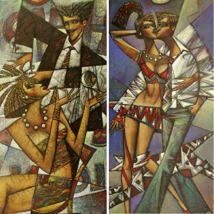 Неомодернизм от Андрея Процюка. Острые углы современного неомодернизма на картинах украинско-американского художника Андрея Процюка
