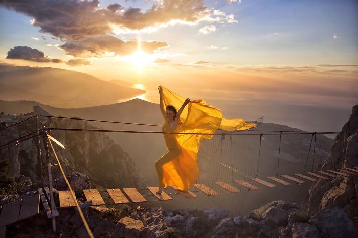 Sunrise In Mountains, Russia