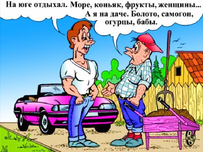 О даче с юмором. О даче с юмором.