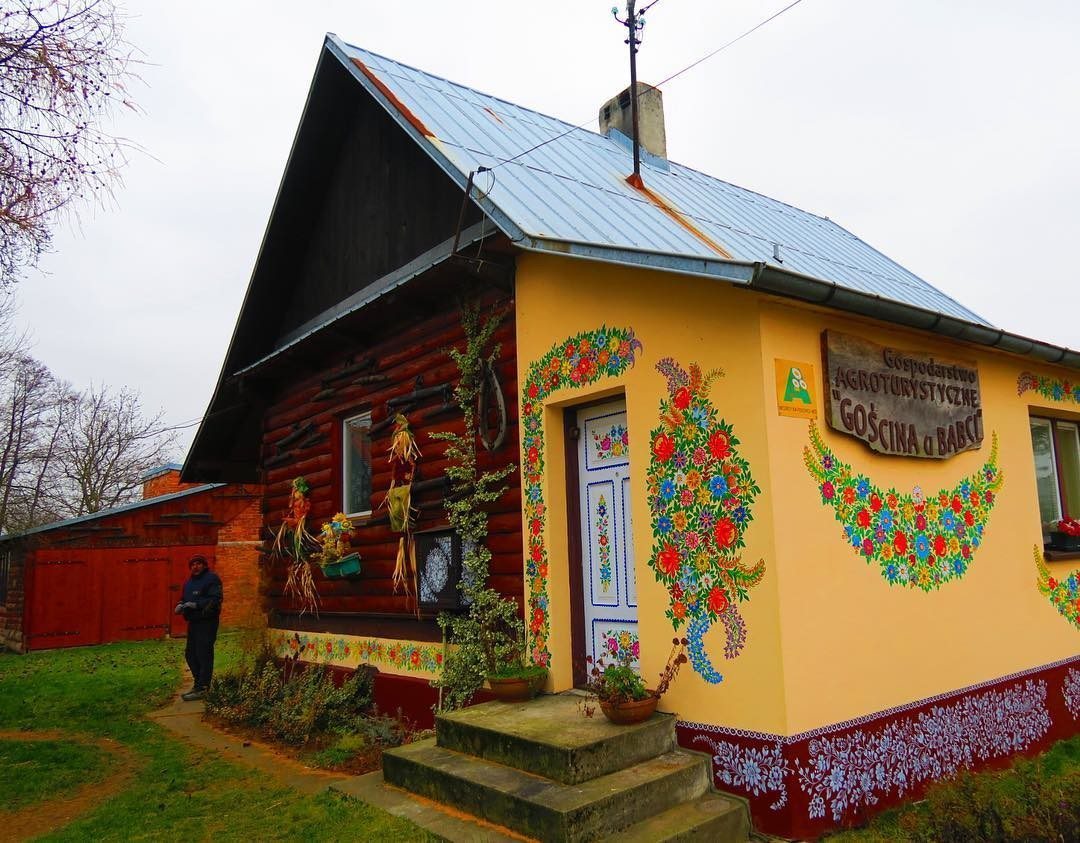 9 фоток из инстаграма расписной польской деревни Залипье