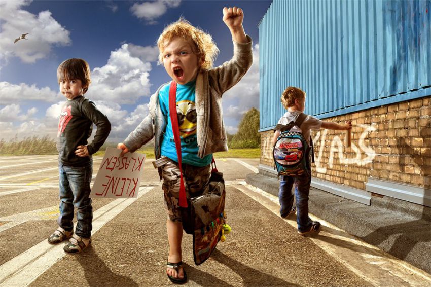 папа, сын, детство