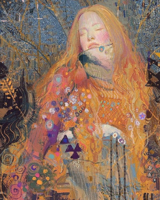 Художник Xuanwei Su. Вечерние грёзы