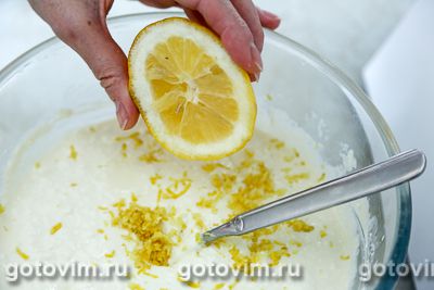 Фотографии рецепта Тертый пирог с творогом и лимоном, 06 Тертый пирог с творогом и лимоном. Рецепт с фото