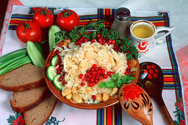 История русской кухни.