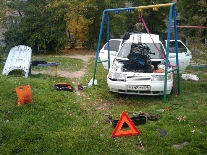 Народная смекалка не знает границ Мужская логика и ее особенности
(15 фото)