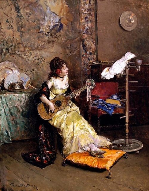 художник La Toilette Raimundo de Madrazo y Garreta картины – 03