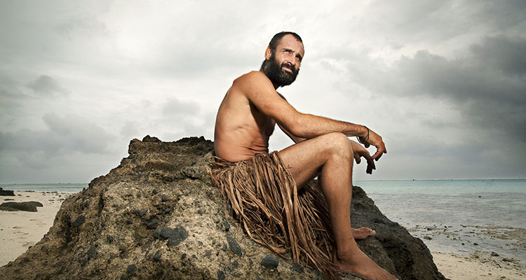 OLORUA, FIJI-OCTOBER 16, 2012: Photo Ed Stafford at Olorua Island in Fiji after spending 60 days in the uninhabited island for the program NAKED & MAROONED. DISCOVERY COMMUNICATION / LUIS ENRIQUE ASCUI