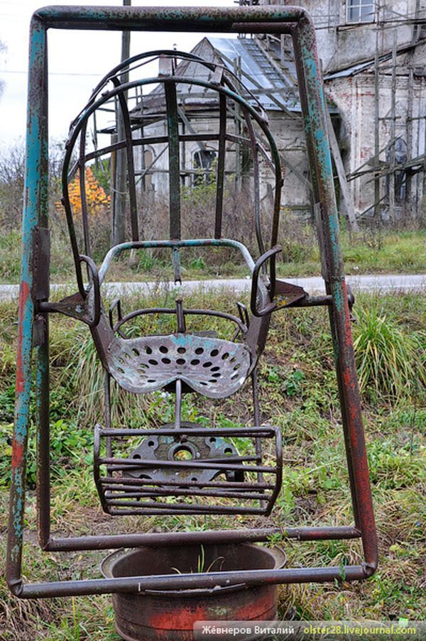 стимпанк, село, площадка