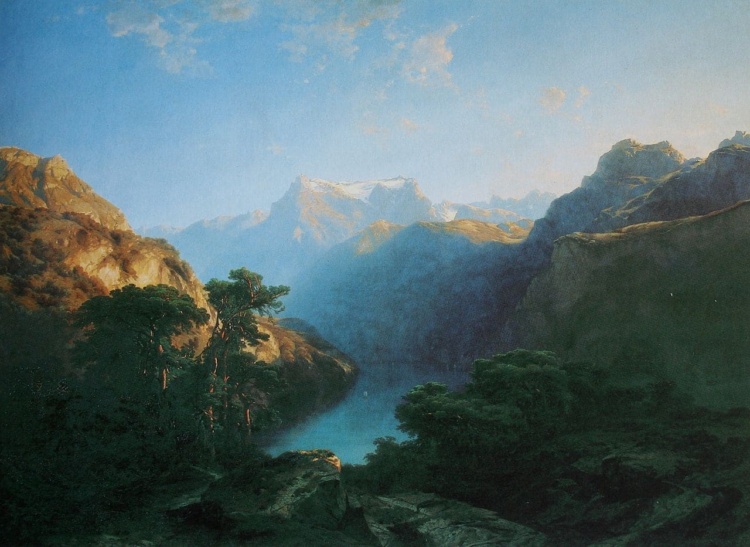 художник Alexandre Calame (Александр Калам) картины – 09