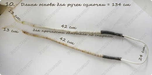 Мастер-класс Свит-дизайн День рождения День учителя Бумагопластика МК сумочки Лесная полянка Бумага гофрированная Жёлуди Клей Листья Материал природный Мешковина Проволока Пряжа фото 10