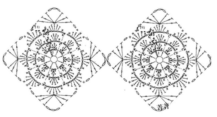 Квадрат крючком схемы