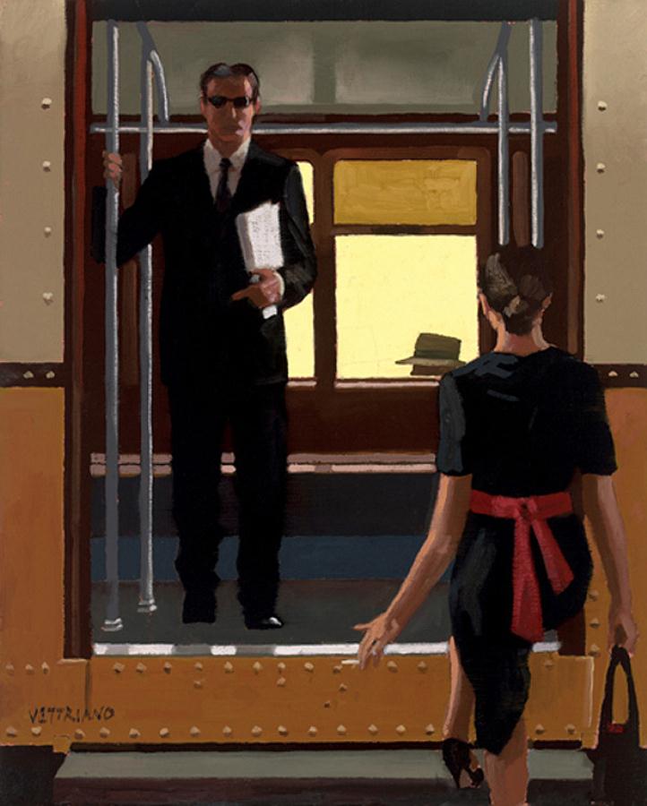 Passing Strangers, by Jack Vettriano.