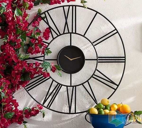 Уличные часы для загородного дома, Pottery Barn Часы как украшение интерьера