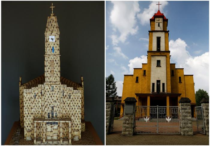 Скульптуры из спичек польского мастера (12 фото) Скульптуры из спичек польского мастера (12 фото)