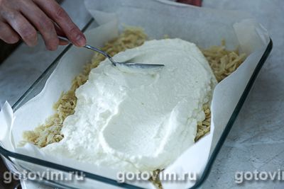 Фотографии рецепта Тертый пирог с творогом и лимоном, 08 Тертый пирог с творогом и лимоном. Рецепт с фото