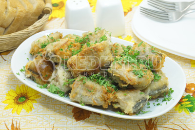 Жареный минтай на сковороде