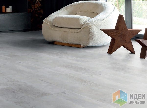 Виниловый пол с эффектом бетона, Gerflor Многоликий бетон в интерьере