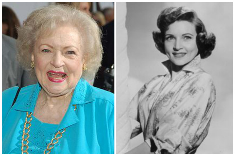 Бетти Уайт - одна из самых известных актрис и долгожительниц Голливуда Бетти Уайт - одна из самых известных актрис и долгожительниц Голливуда актрисы, интересное, кино, красота, молодость, роли, факты