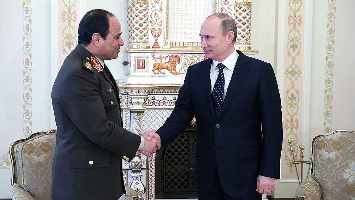 Путин проведет неформальную встречу с президентом Египта в Сочи