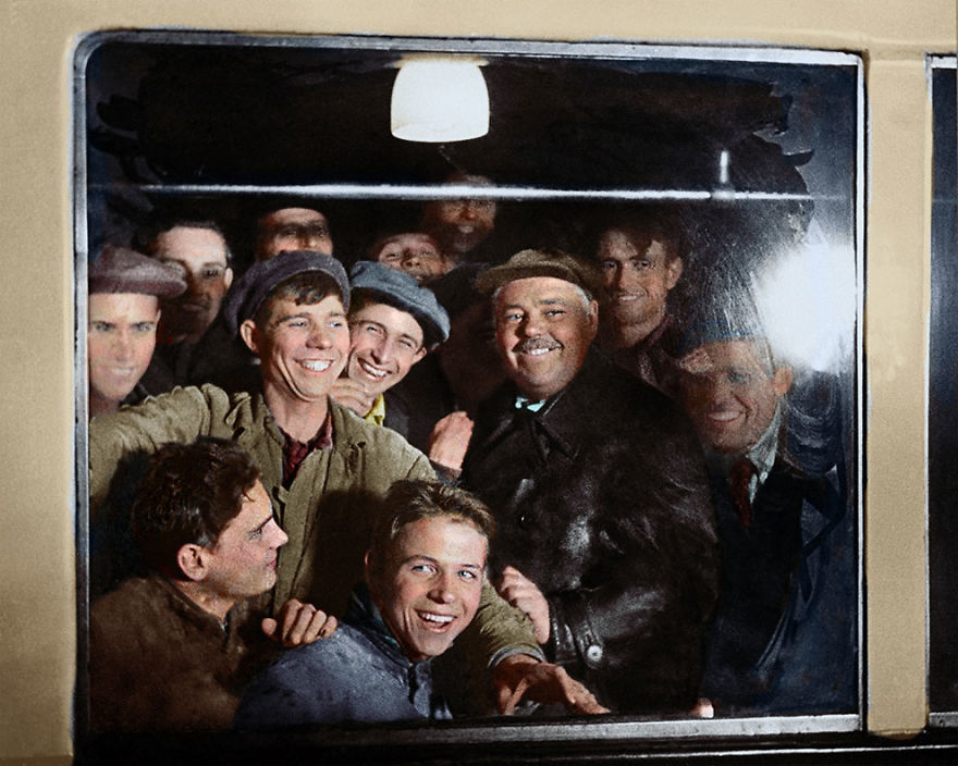 11 раскрашенных исторических фотографий о русских людях (1900-1965)